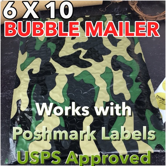 9 6X10 Camouflage Camo Bubble Mailers PRICE FIRM - Picture 3 of 9